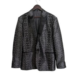 Express Men’s Slim Fit Snakeskin Print Tuxedo Blazer - 44R NWOT
